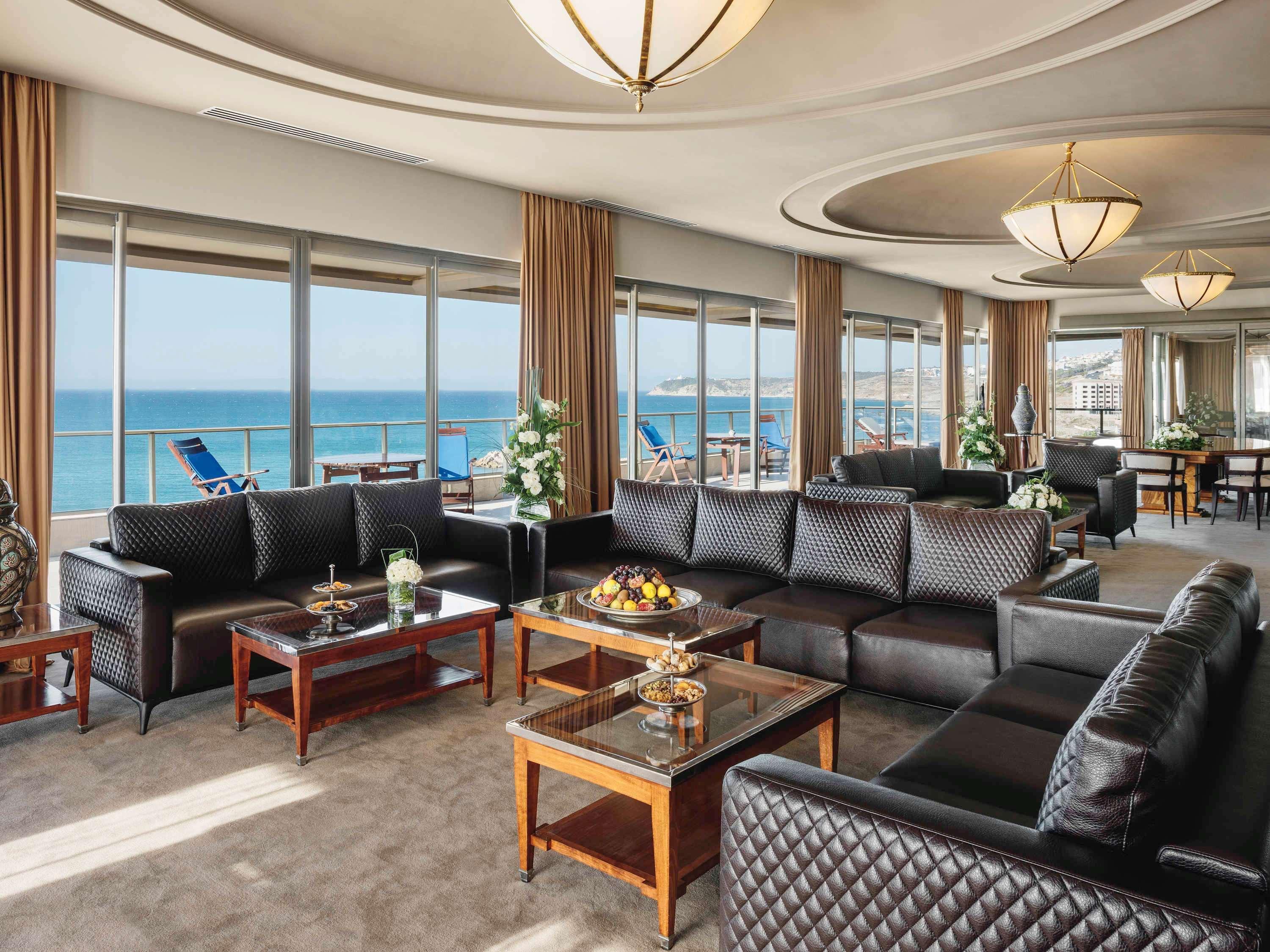 뫼밴픽 호텔 앤 카지노 말라바타 탕헤르 외부 사진 Club Lounge at the Hilton Tel Aviv